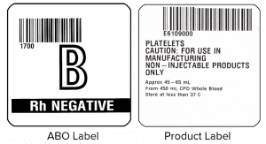 Pre-Printed ISBT 128 Blood Bank Labels | Digi-Trax®
