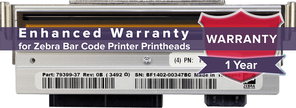 Zebra printhead warranty info graphic